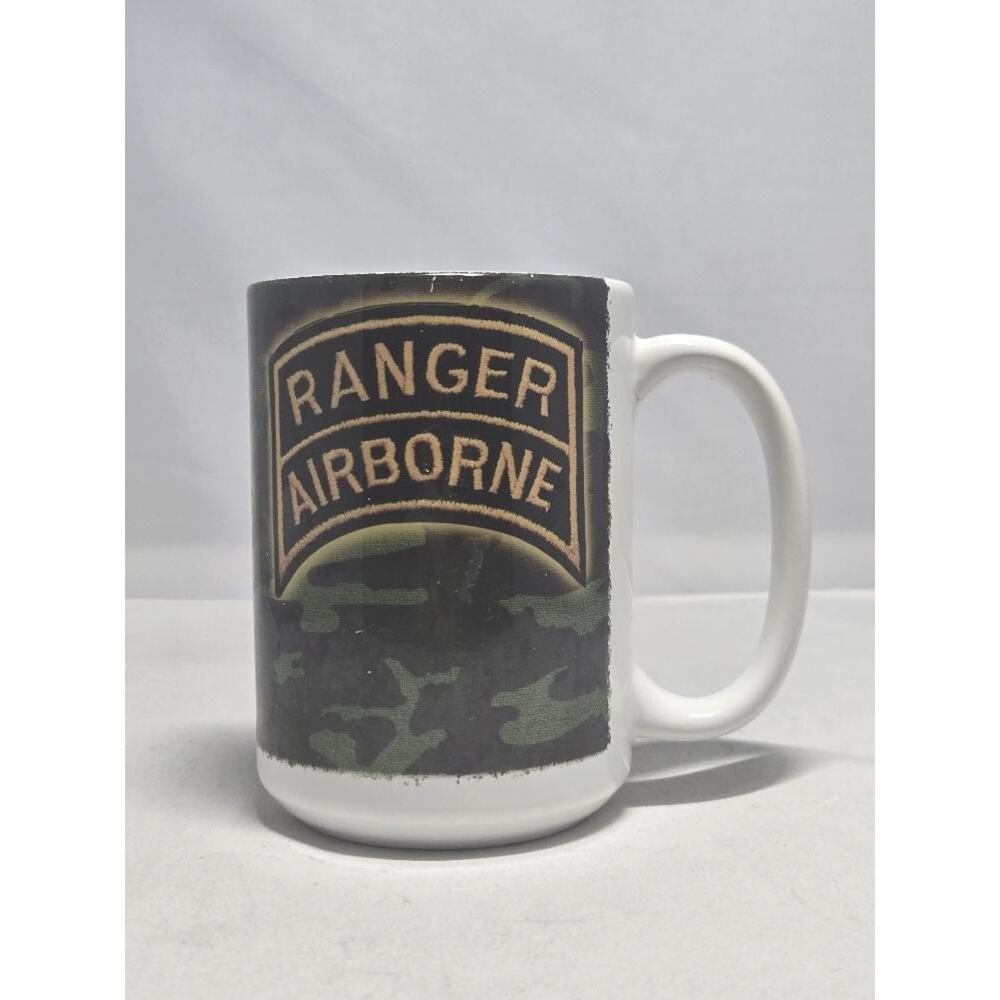2000s 75th Ranger Regiment "Rangers Lead The Way" Black Cuppa Coffee Mug 15oz